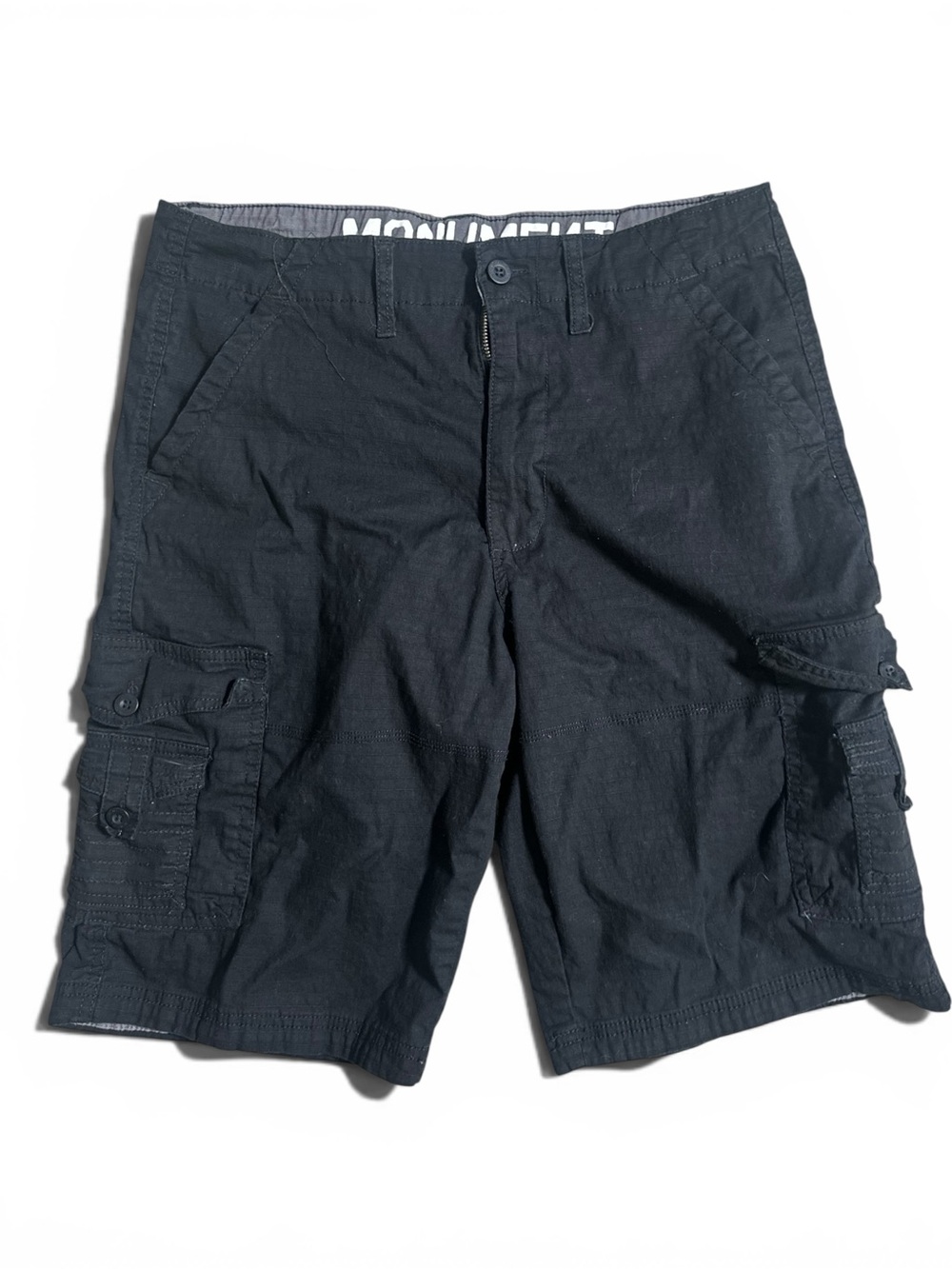 Monument Men’s Cargo Shorts Black Size 32